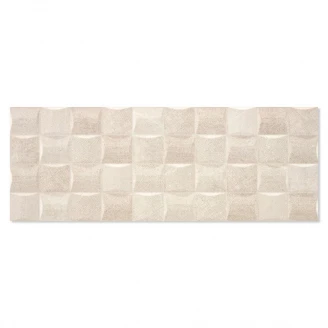 Dekor Vægflise Bellevue Beige Mat-Relief 33x90 cm-2